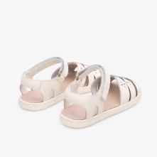 Camper Twins Kids Sandals US-25675 Cream Sale